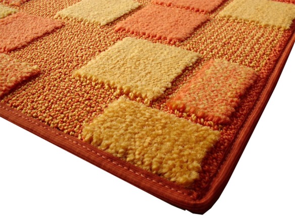 Copia di tappeti cucina antiscivolo arancione